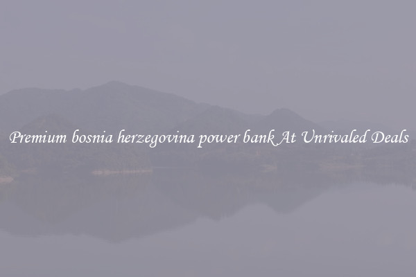 Premium bosnia herzegovina power bank At Unrivaled Deals