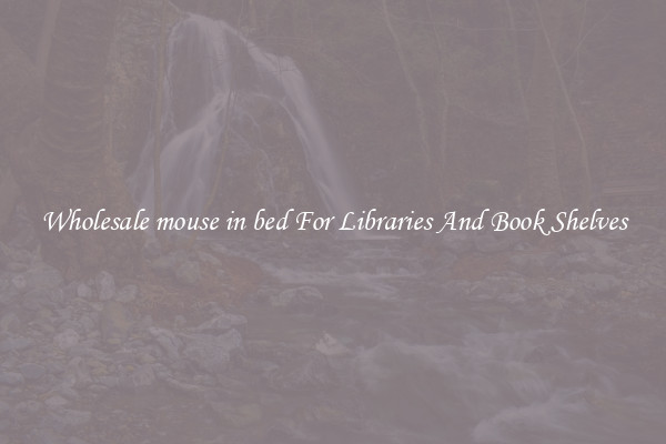 Wholesale mouse in bed For Libraries And Book Shelves