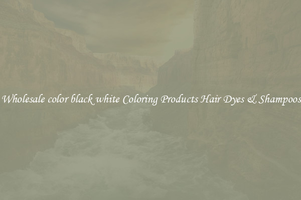 Wholesale color black white Coloring Products Hair Dyes & Shampoos
