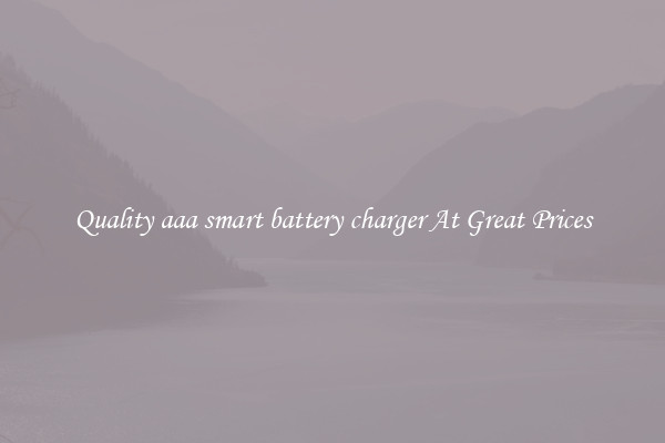 Quality aaa smart battery charger At Great Prices