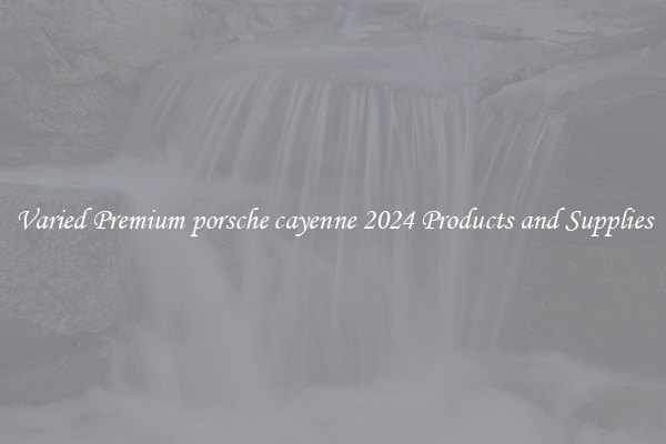 Varied Premium porsche cayenne 2024 Products and Supplies