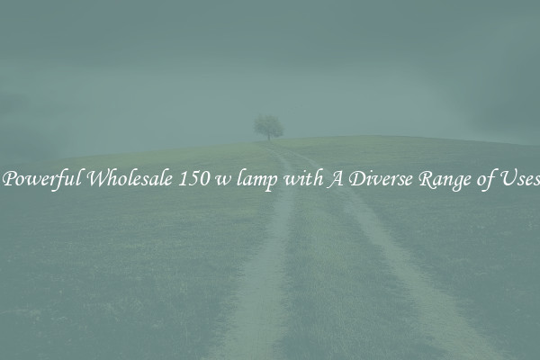 Powerful Wholesale 150 w lamp with A Diverse Range of Uses